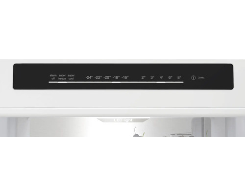 Bedienfeld eines Kühlschranks zur Temperatureinstellung