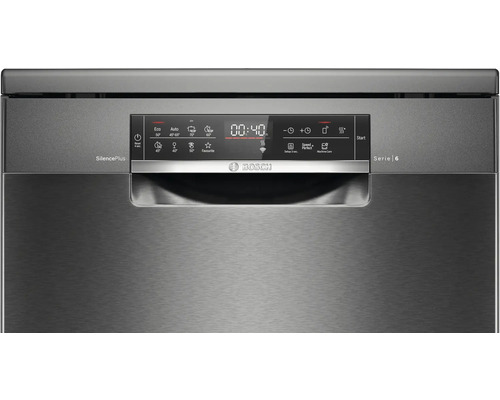 Bosch Geschirrspüler der Serie 6 mit Bedienfeld und Display