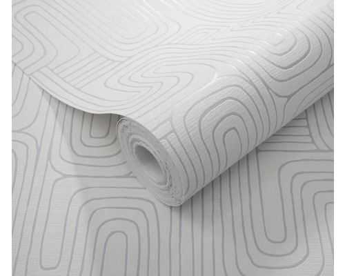 Tapetenrolle mit grafischem Muster