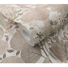 Tapetenrolle mit Pflanzenmuster