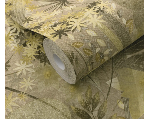 Tapetenrolle mit Pflanzenmuster