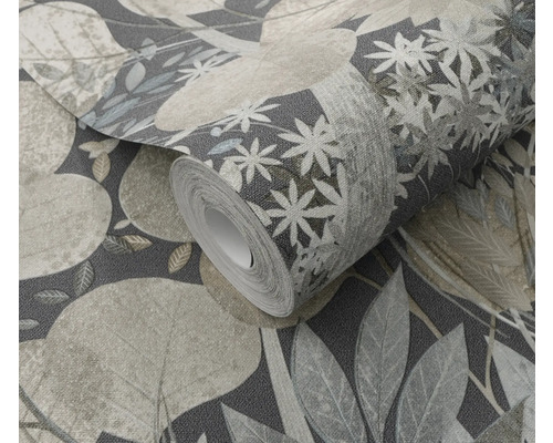Tapetenrolle mit Pflanzenmuster