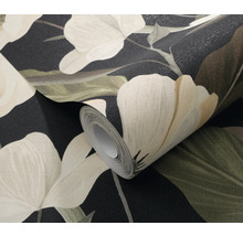 Tapetenrolle mit Blumenmuster