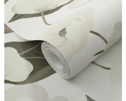 Tapetenrolle mit Blütenmuster