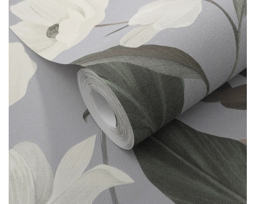 Tapetenrolle mit floralem Muster