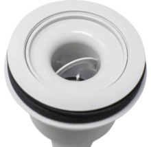 Waschbeckenablauf mit Stopfen