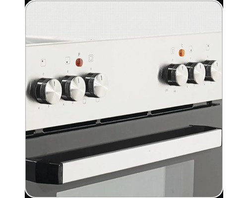 Nahaufnahme eines Ofens mit Drehknöpfen