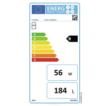 Vaillant Energielabel B, 56 Watt, 184 Liter