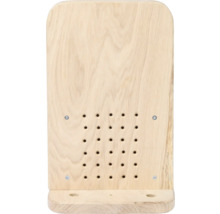 Holzmöbelrückwand mit Bohrlöchern