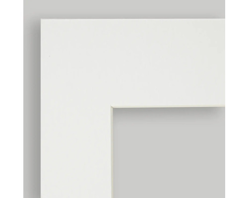 Detailansicht einer weißen Innentür