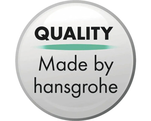 Qualitätssiegel Made by Hansgrohe