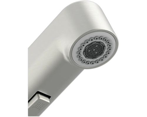 Detailaufnahme eines Küchenarmatur-Sprühkopfes