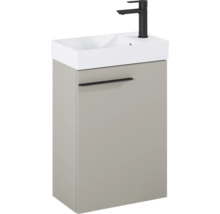 Waschbeckenunterschrank mit Waschbecken und Armatur