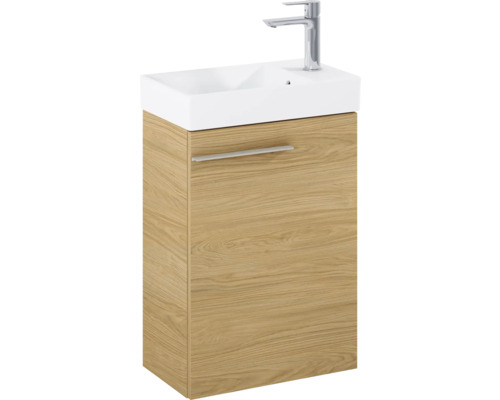 Waschtischunterschrank mit Waschbecken und Armatur