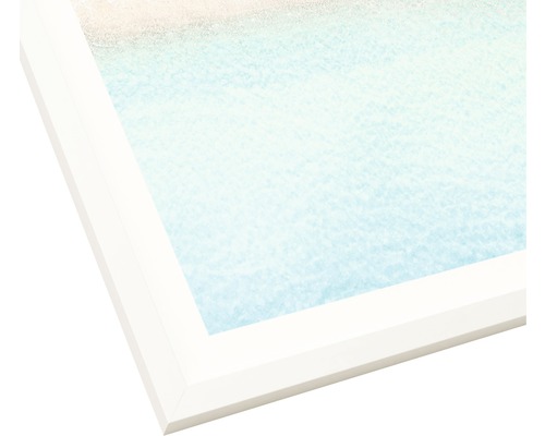 Gerahmtes Bild mit abstraktem Aquarellmotiv