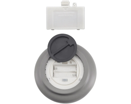 Batteriefach einer Lampe, geöffnet