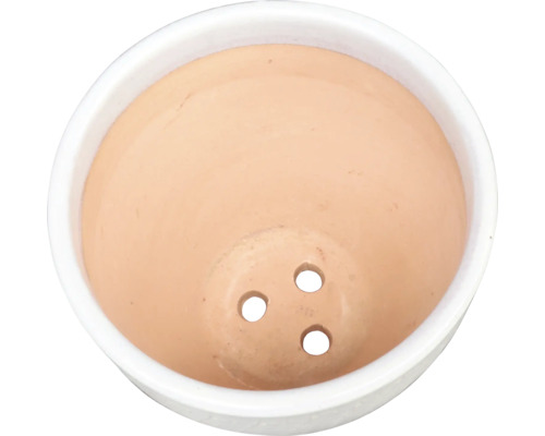 Blumentopf aus Terrakotta mit Drainagelöchern