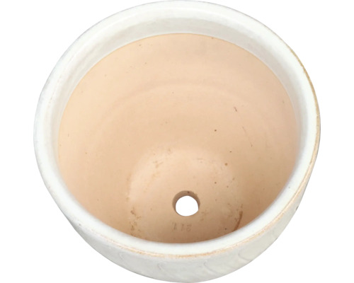 Blumentopf aus Keramik mit Entwässerungsloch