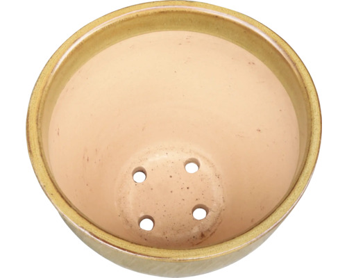 Blumentopf aus Keramik mit Drainagelöchern