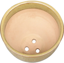 Keramik-Blumentopf mit drei Löchern zur Entwässerung