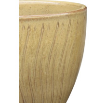Keramik Pflanzgefäß mit gerilltem Muster