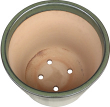 Blumentopf aus Keramik mit Abzugslöchern