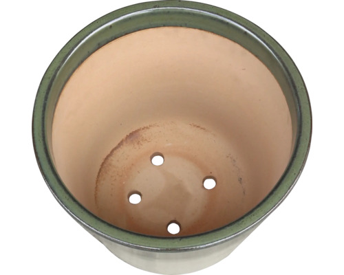 Blumentopf aus Keramik mit Abzugslöchern