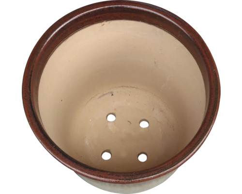 Keramik Blumentopf mit Drainagelöchern