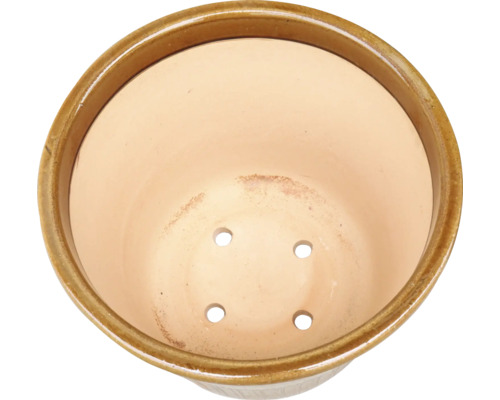 Pflanztopf aus Keramik mit Drainagelöchern