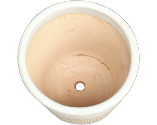 Keramik-Blumentopf mit Entwässerungsloch