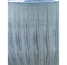 Nahaufnahme einer gerillten Keramikoberfläche