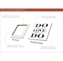 Canvasbild mit dem Schriftzug ''Do what you love''