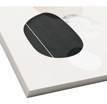 Abstraktes Wandbild mit geometrischen Formen