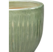 Keramik Blumentopf mit gerillter Oberfläche