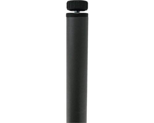 Möbelfuß aus Metall mit Verstellschraube