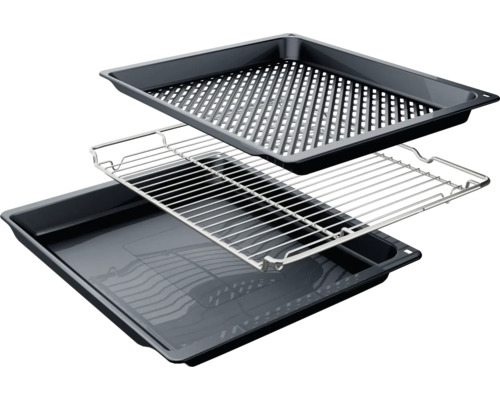 Backblech-Set mit Grillrost und Lochblech