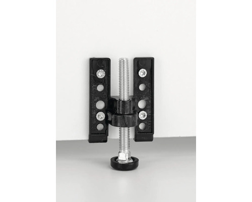Einstellfuß mit Montageplatten für Möbel