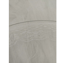 Detailansicht eines Moskitonetzes mit Spitze