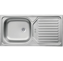 Edelstahlspüle mit Abtropffläche