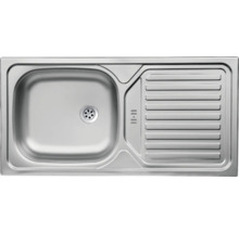 Spüle aus Stahl mit Abtropffläche