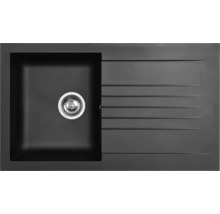 Spülbecken aus Stein mit Abtropffläche