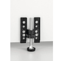 Verstellfuß mit Montageplatten zur Möbelmontage