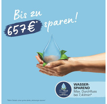 Bis zu 657 Euro sparen mit wassersparenden Produkten