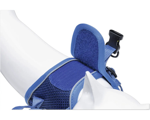 Blaues Hundegeschirr mit Verschluss