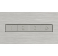 Bedienfeld mit den Ziffern 1, 2, 3 und einem Lichtsymbol