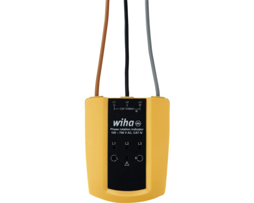 Wiha Phasenprüfer zur Anzeige der Drehrichtung im Wechselstrombereich
