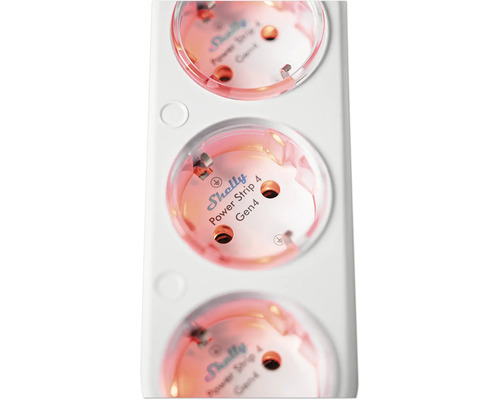 Mehrfachsteckdose mit Shelly Logo