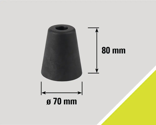 Schutzkappe, Durchmesser 70 mm, Höhe 80 mm