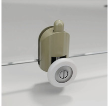 Duschkabinenrolle zur Montage an einer Duschkabine