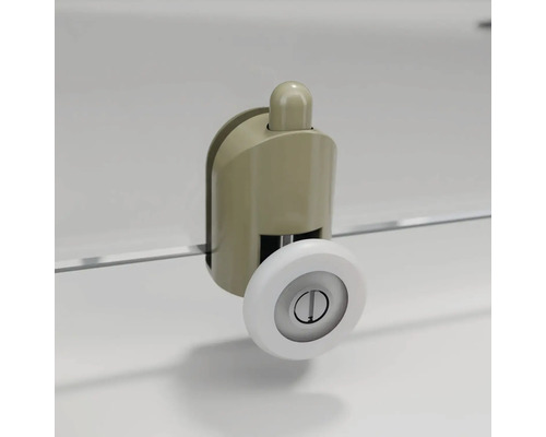 Duschkabinenrolle zur Montage an einer Duschkabine